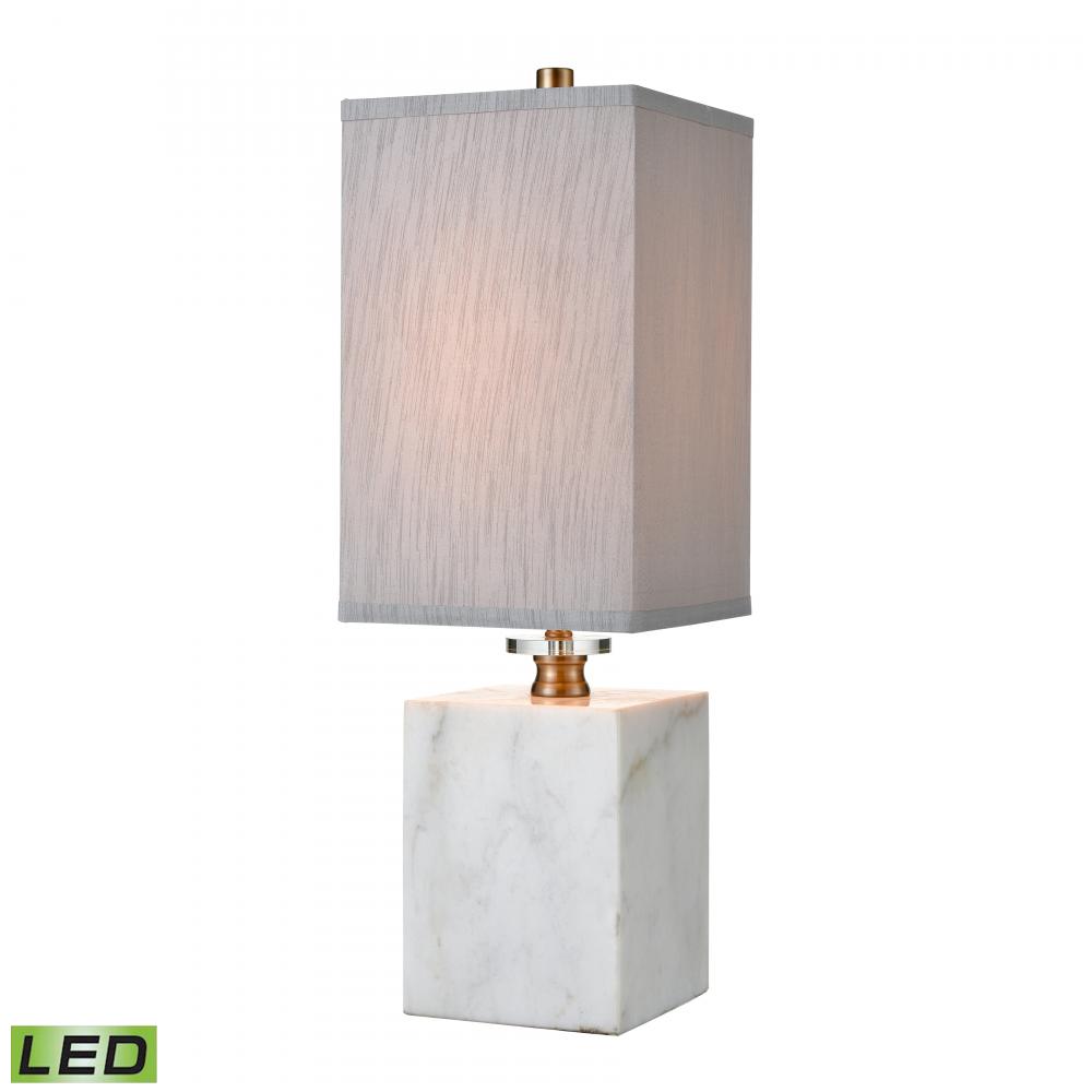 Stand 24&#39;&#39; High 1-Light Table Lamp - Clear - Includes LED Bulb