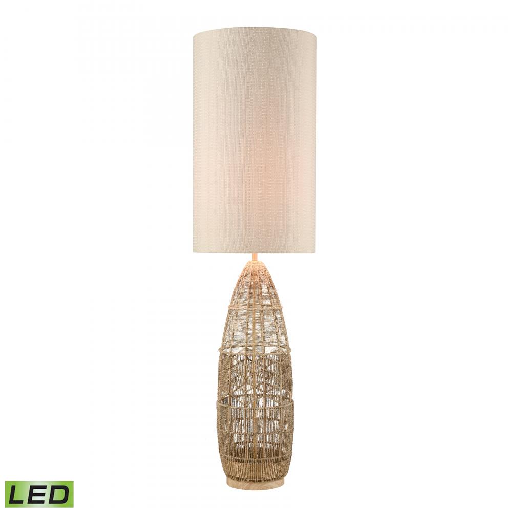 Husk 55&#39;&#39; High 1-Light Floor Lamp - Natural - Includes LED Bulb