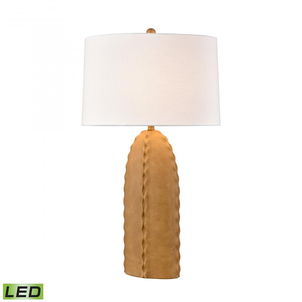 Alexa 33&#39;&#39; High 1-Light Table Lamp - Tan - Includes LED Bulb