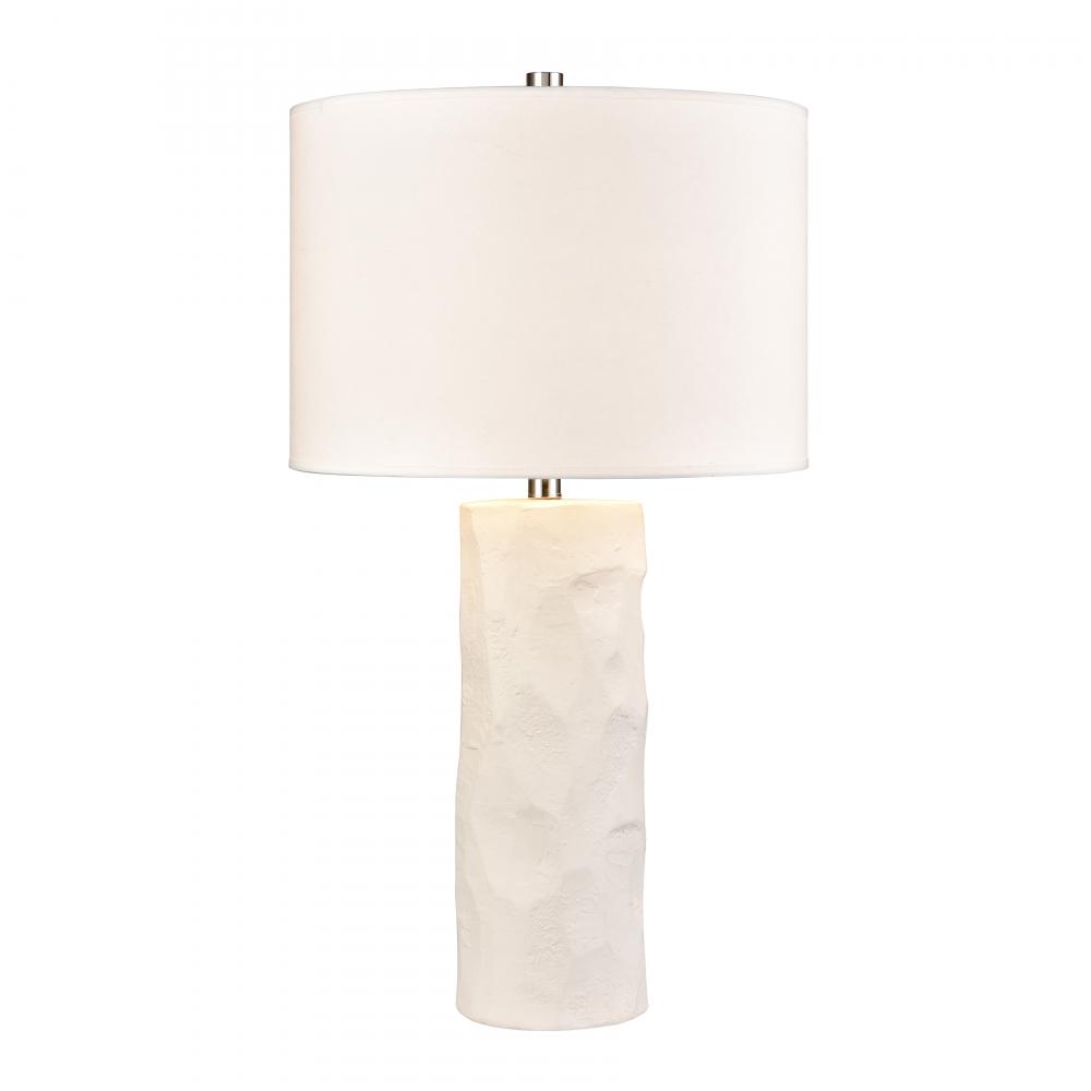 Lore 29&#39;&#39; High 1-Light Table Lamp - Plaster White - Includes LED Bulb