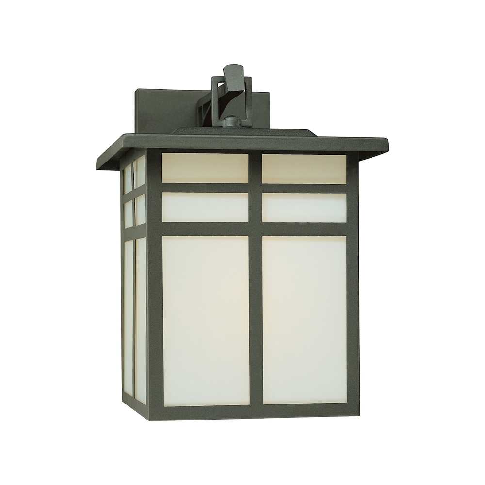 Thomas - Mission 12.5&#39;&#39; High 1-Light Outdoor Sconce - Black