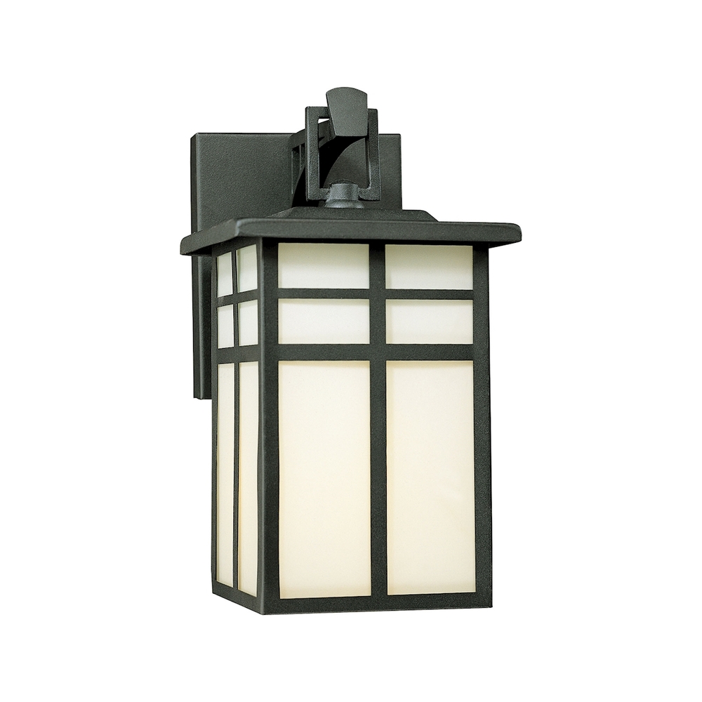 Thomas - Mission 10.5&#39;&#39; High 1-Light Outdoor Sconce - Black