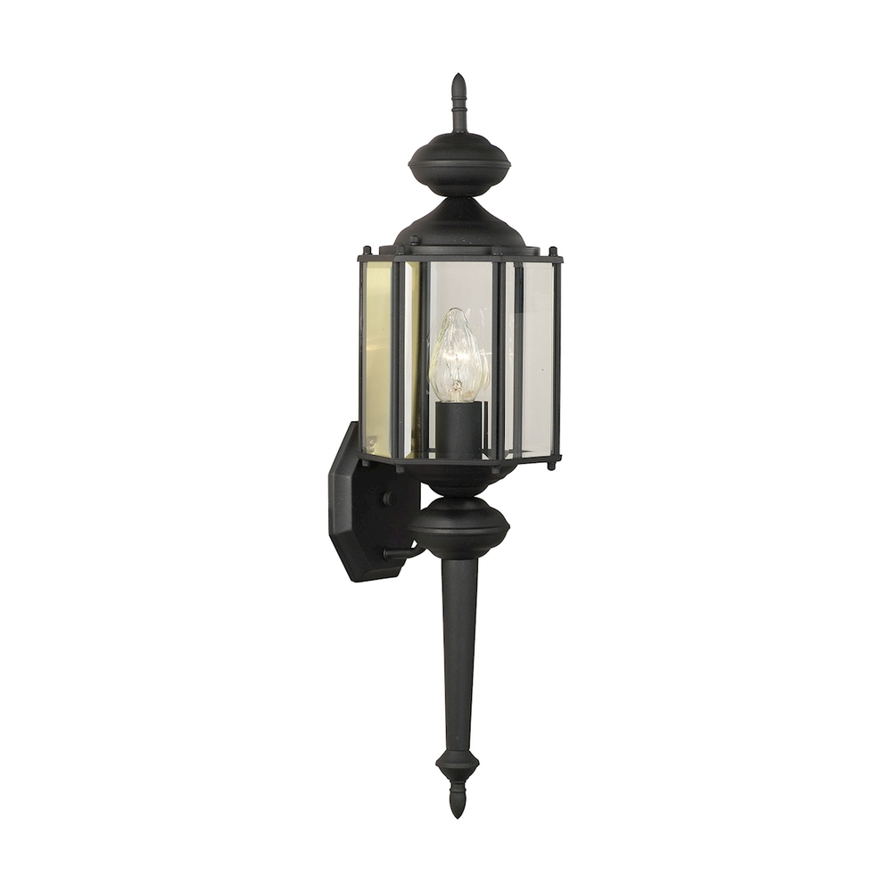 Thomas - Brentwood 25.75&#39;&#39; High 1-Light Outdoor Sconce - Black
