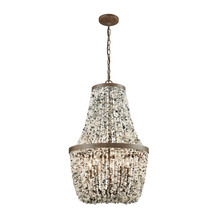 ELK Home 65308/5 - Agate Stones 5 Light Chandelier in Weathered Bronze with Gray Agate Stones