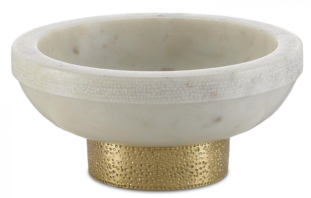 Valor Small White Marble Bowl