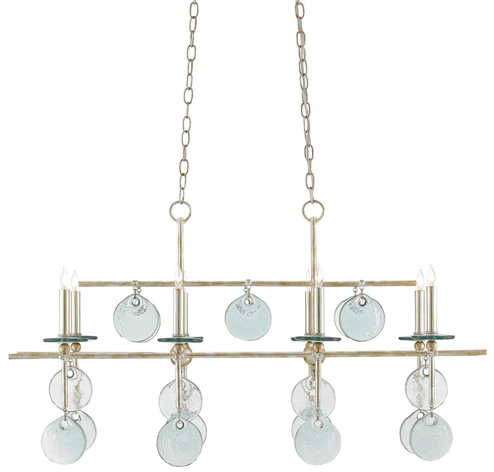 Sethos Silver Rectangular Chandelier