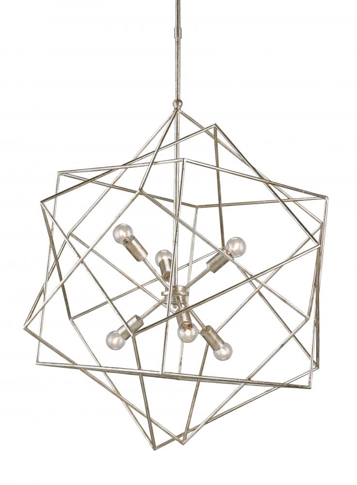 Aerial Silver Chandelier