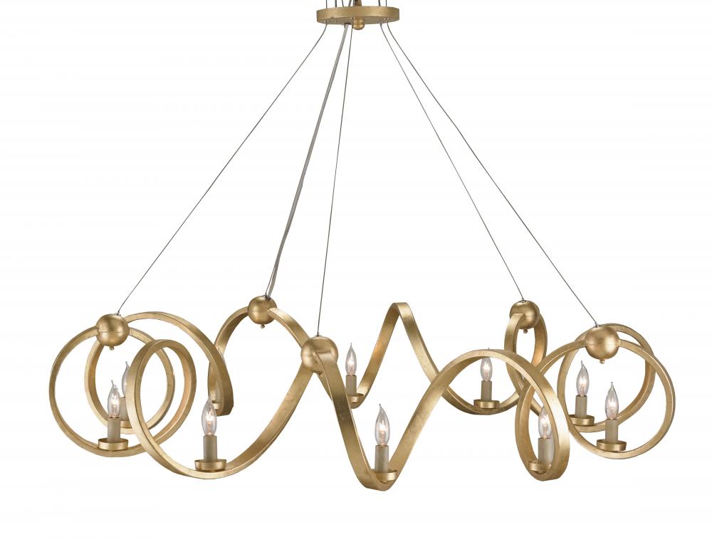 Ringmaster Gold Chandelier