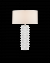 Currey 6000-0870 - Cassandra White Table Lamp