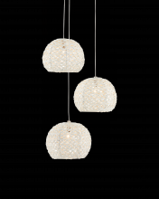 Currey 9000-0910 - Piero White 3-Light Round Mult