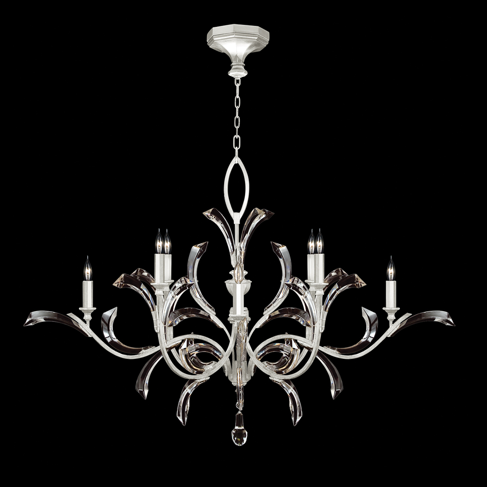 Beveled Arcs 57&#34;W Round Chandelier