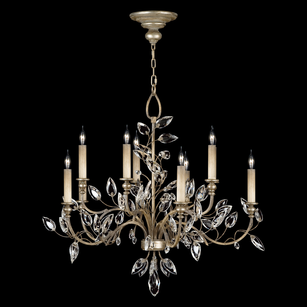 Crystal Laurel 43&#34;W Round Chandelier