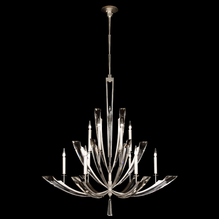 Vol de Cristal 54&#34;W Round Chandelier