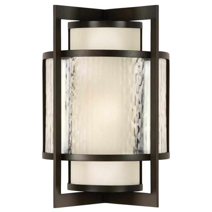 Singapore Moderne Outdoor 24&#34;H Outdoor Wall Sconce