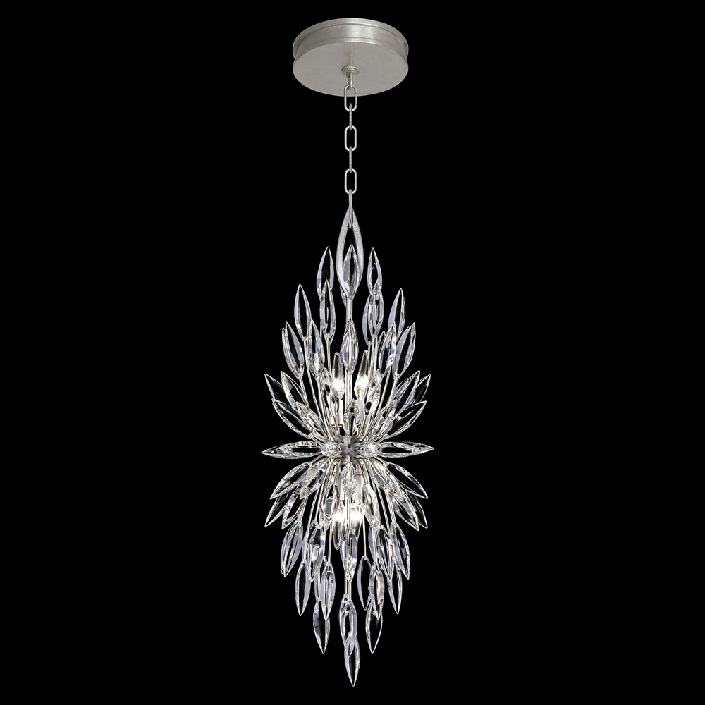 Lily Buds 13&#34; Round Pendant